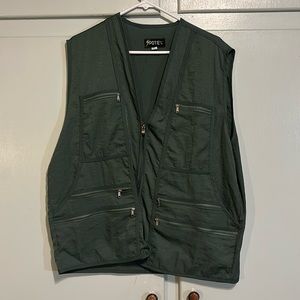Olive green - Men’s fishing vest